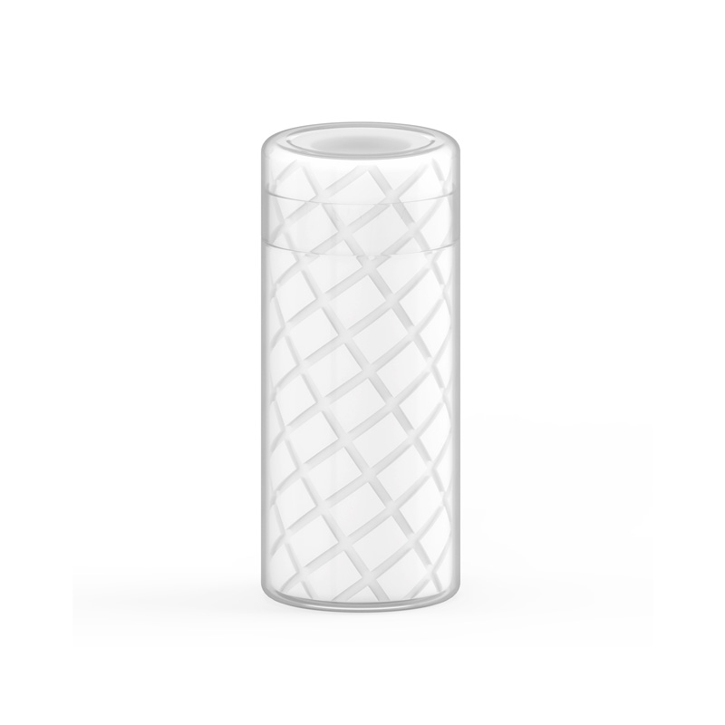 Cilindrični masturbator - prozoren (velik)