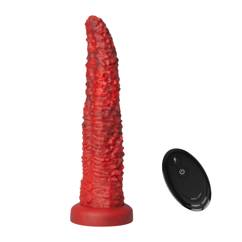 Hudičevo lizanje vibrira pošast dildo