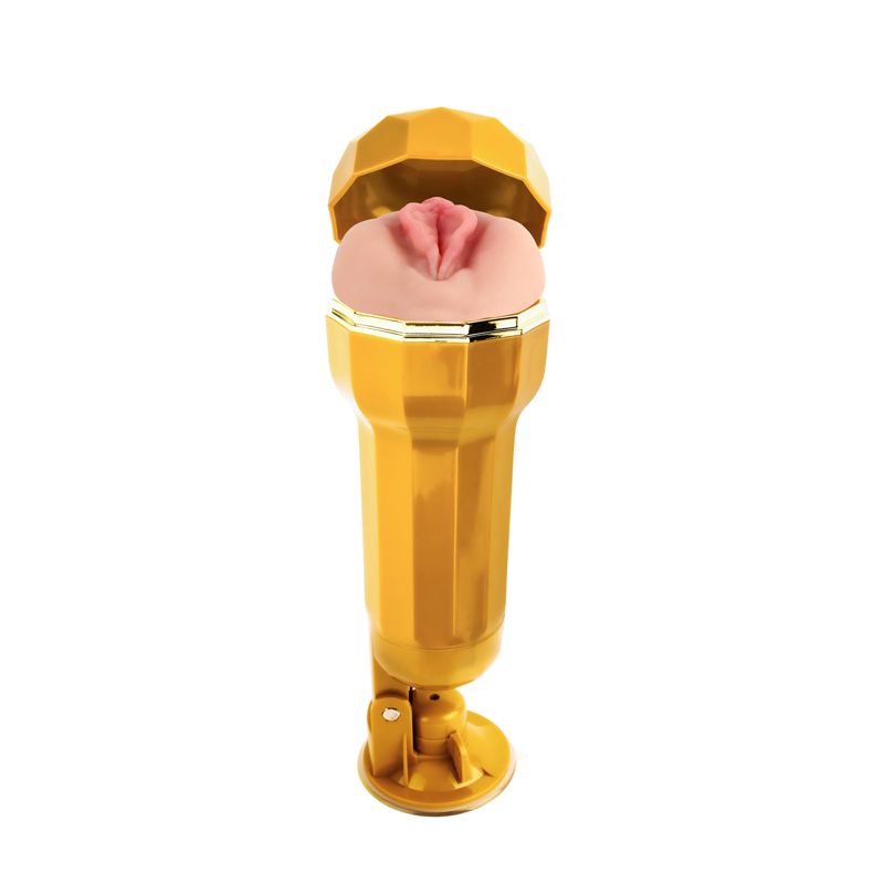 Zlata lupina shyla realistična nožnica