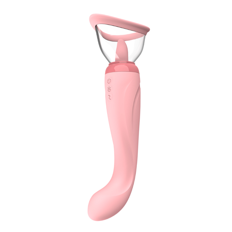 Lizanje vibratorja s sesalno črpalko