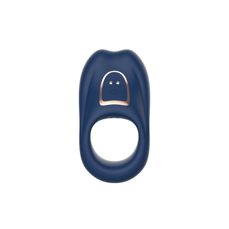 Usti vibrirajo petelin obroč-modri